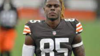 Cleveland Browns’ David Njoku Opens Up About Facial Burns from Fire Pit Mishap