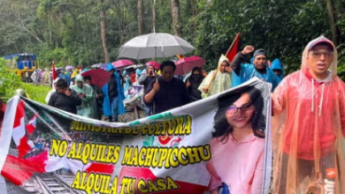 Tourists at Machu Picchu Stranded as Protesters Halt Train Services to Iconic Site